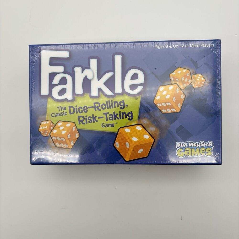 Farkle Classic Dice Rolling Risk Taking Game Brand New And Factory Sealed
